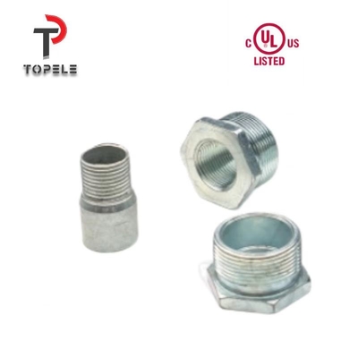 Réducteur métrique à filetage de tubes métalliques électriques SS304 SS316