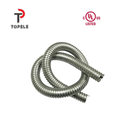 L'acier galvanisé argenté conduit flexible 3/8 " - 4 "