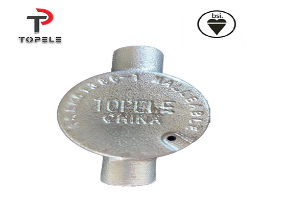 Boîte de jonction circulaire à 2 voies en fer rond malléable électrique à chaud