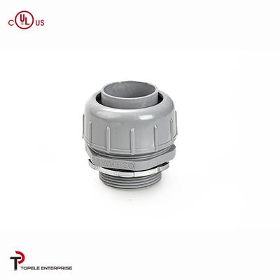 1/2 » 3/4" 1" connecteur droit de conduit flexible étanche avec le PVC