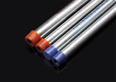 BS 4568 / BS 31 Pipe de conduites métalliques galvanisées à chaud avec extrémités et bouchons vissés