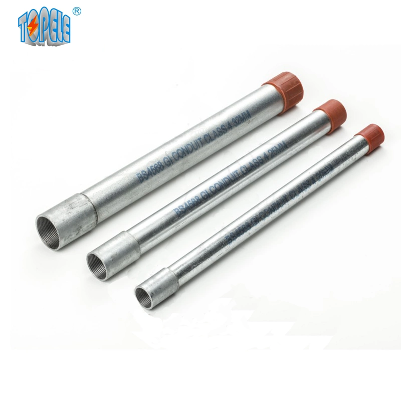 IG BS4568 Conduit de classe 4 acier prégalvanisé 2